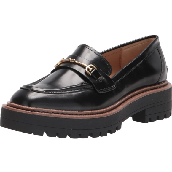 Sam Edelman Womens Laurs Lug Sole Loafer Black Size 6.5M - Picture 9 of 10